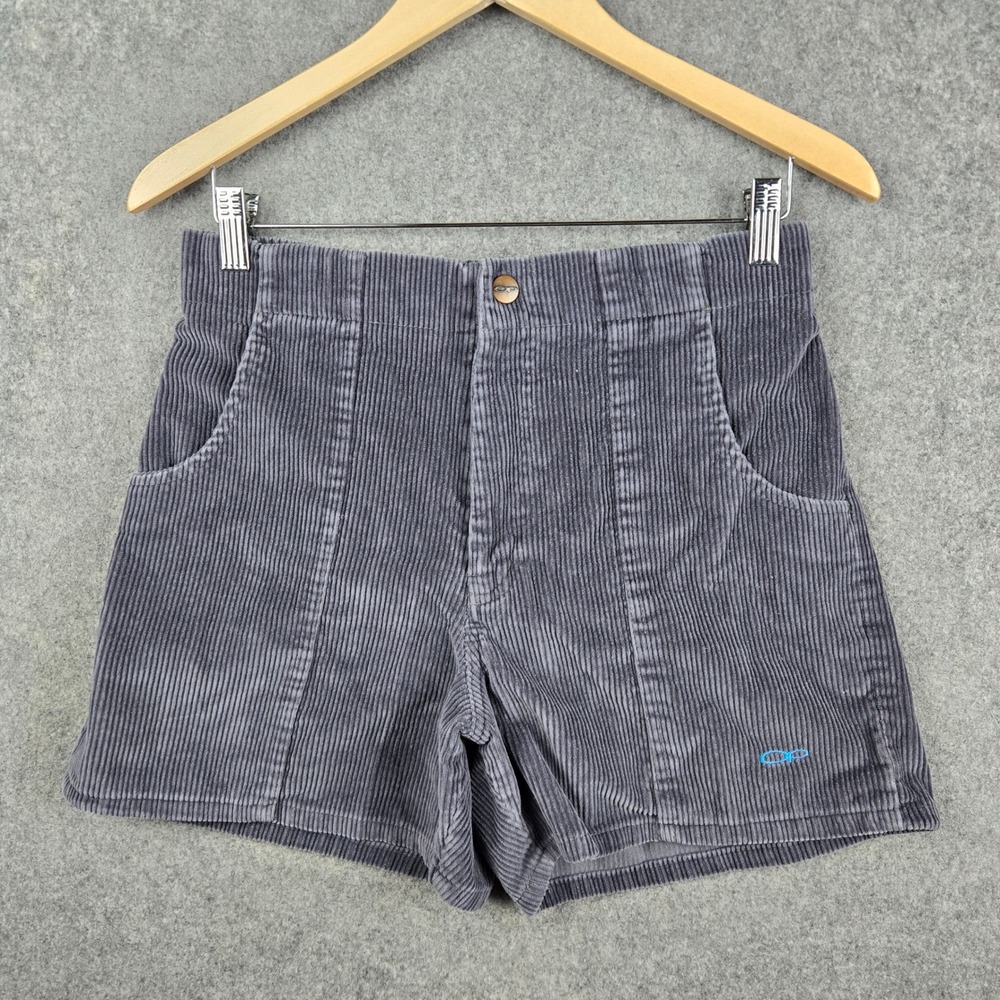 Vintage Ocean Pacific Corduroy Shorts Mens 33 Gray 90s Surf Skate Retro OP Short